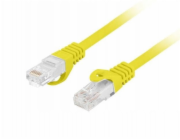 Lanberg Patchcord cat.6 UTP LSZH cu 0,5m žlutý, fluorescenční, schválený