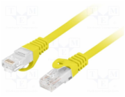 Lanberg Patchcord cat.6 UTP LSZH cu 0,25m žlutý, schválený Fluke