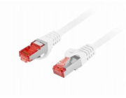 Lanberg Patchcord cat.6 s/ftp lszh cu 15m bílý, schválený Fluke