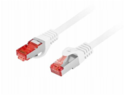 Lanberg Patchcord cat.6 s/ftp lszh cu 1,5m bílý, fluke schválený