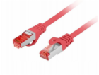 Lanberg Patchcord cat.6 s/ftp lszh cu 1m červený, schvále...