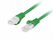 Lanberg Patchcord cat.6 UTP LSZH cu 0,25m zelený, schválený Fluke