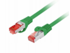 Lanberg Patchcord cat.6 s/ftp lszh cu 1m zelený, schválen...