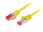 Lanberg Patchcord cat.6 s/ftp lszh cu 0,25m žlutý, fluore...
