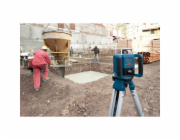 Laser rotační Bosch GRL400H Professional+přijímač LR 1+nivelační lať GR 240+stativ BT 170 HD 