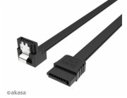 AKASA kabel SATA3, pravoúhlý, 100 cm