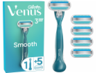 Gillette Venus Smooth Holicí strojek + 5 ks hlavic