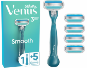 Gillette Venus Smooth Holicí strojek + 5 ks hlavic