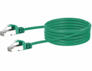 Schwaiger Schwaiger CAT6 Netzwerkkabel, S/FTP, 1,0 m, zelená