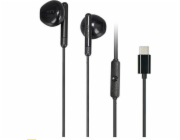 Awei Stereofonní sluchátka Awei PC-6T USB-C černá/černá