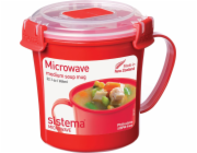 Sistema 656ml střední hrnek na polévku do mikrovlnné trouby (6)