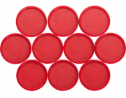 Maul Průmyslový magnet kulatý 29 mm 10 kusů červený