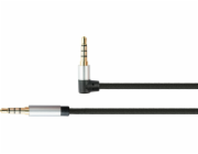 PYTHON Kabel Jack 3,5 mm - Jack 3,5 mm 0,5 m černý (GC-M0231)