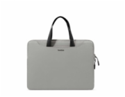 tomtoc Light-A21 Dual-color Slim Laptop Handbag, 13,5 Inch - Gray