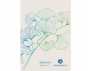 Herlitz Herlitz Notizheft A6 GREENline 32 Bl. linirt Ginkgo