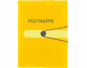 Herlitz Herlitz Gummizugmappe A4 PP Postmappe transparentní gelb