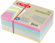 Herlitz kartotéční lístky A6 linkované 4barevné + bílé Bl. Engel 200 ks.