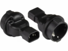Alcasa PA-1402S Napájecí adaptér C14 typu F, černý
