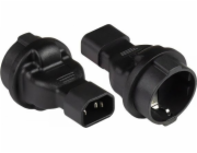 Alcasa PA-1402S Napájecí adaptér C14 typu F, černý