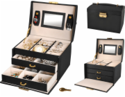 Iso Trade Šperkovnice/truhla - univerzální černá