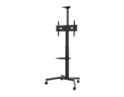Vision VFM-F19 - Vozík - nastavitelná výška - pro LCD displej / mini PC - ocel - pískovaný cerný - velikost obrazovky: 31"-80"