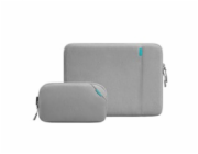 Tomtoc pouzdro Recycled Sleeve with Pouch pro Macbook Pro 14" M1/M2/M3/M4 - Gray