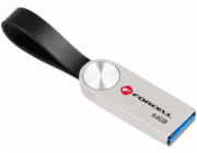 ForCell USB flash disk 64GB USB 3.2 Gen 1 (USB A) F-Data Metal stříbrný
