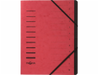 Pagna Folder 12 Fächer 1-12 rot