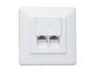 XtendLan Zásuvka 2x RJ-45, Cat5e, nestíněná pod omítku, š...