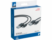 Speedlink Sada USB kabelů STREAM Play a Charge pro PS4, černá