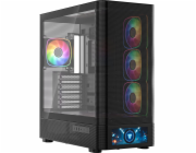 Počítačová skříň MODECOM Volcano AQ500 ARGB Midi Černá