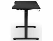 Endorfy herní stůl Atlas S electric Black / 114x60cm / nosnost 50kg / el. nastavení výšky (72-118cm) / černý