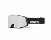 100% 100percent SNOW - SNOWCRAFT brýle černé HiPER stříbrné zrcadlové