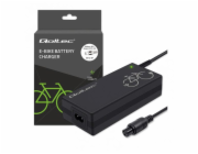 Qoltec Nabíječka pro elektrokola 36V | 42V | 2A | GX12-3Pin + napájecí kabel