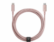 Native Union Belt Cable USB-C to USB-C Pro 2,4m Rose