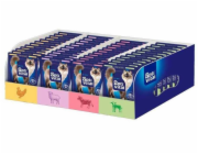 OPTIVITAL Tasty shreds in gravy with chicken, beef, lamb and veal - mokré krmivo pro kočky - 112x85g