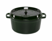 Staub La Cocotte 28cm rund, basilikumgrün, Gusseisen