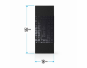 Berlingo  pryž Eco-PVC  Double Black  če