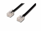 Neutralle Telefonní kabel 4 žíly  RJ11 s