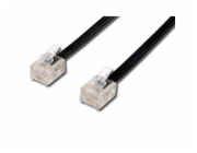 Neutralle Telefonní kabel 4 žíly  RJ11 s