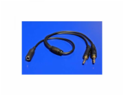 Logo Audio rozdvojka  Jack (3.5mm) samic
