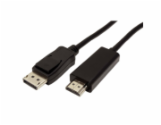 Video kabel DisplayPort samec - HDMI sam