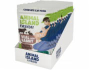 ANIMAL ISLAND Veal with rabbit Fillets in broth - mokré krmivo pro kočky - 12x85g