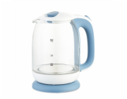 Maestro MR-056-Blue Skleněná rychlovarná konvice 1,7 l
