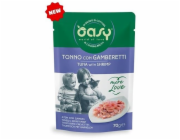 OASY More Love Tuna with shrimp - mokré krmivo pro kočky - 70g