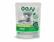OASY Chunks in gravy Sterilized Turkey - mokré krmivo pro kočky - 85g