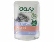 OASY Chunks in gravy Salmon - mokré krmivo pro kočky - 85g