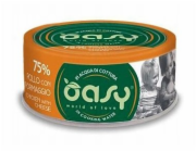 OASY More Love Chicken with cheese - mokré krmivo pro kočky - 70g