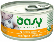 OASY Caprice Mousse Liver - mokré krmivo pro kočky - 85g