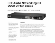 Hewlett Packard Enterprise Aruba Networking CX 6000 24p 10M/100M/1G 4p SFP 1G přepínač R8N88B